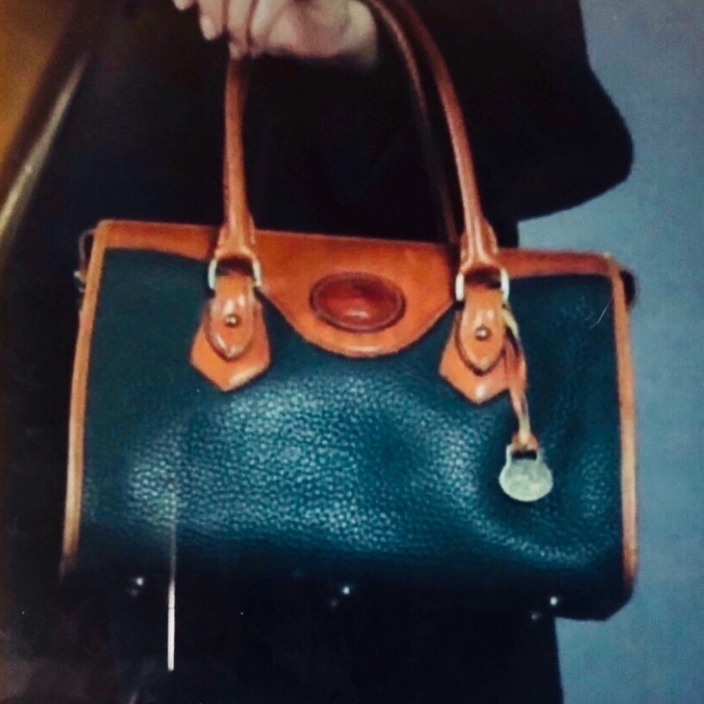 DOONEY & BOURKE Green All Weather Leather  Bag
